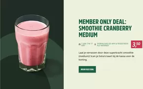 Member only deal: smoothie cranberry medium