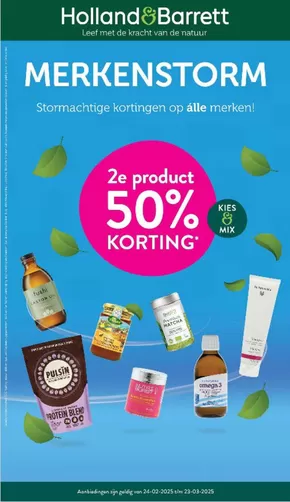 Catalogus van Holland & Barrett | Merkenstorm | 2025-02-24T00:00:00.000Z - 2025-03-23T00:00:00.000Z