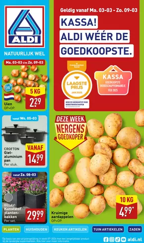 Catalogus van Aldi in Lisse | Actuele koopjes en aanbiedingen | 2025-03-03T00:00:00.000Z - 2025-09-03T00:00:00.000Z