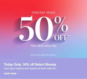 Catalogus van Sephora in Hoogkarspel | 50% Off | 2025-03-07T00:00:00.000Z - 2025-03-27T00:00:00.000Z