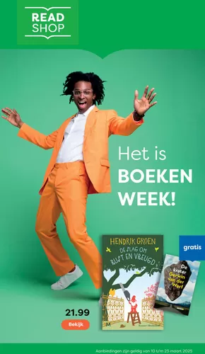 Catalogus van The Read Shop in Noordwolde (Friesland) | Het is boeken week! | 2025-03-10T00:00:00.000Z - 2025-03-23T00:00:00.000Z