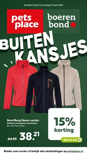 Catalogus van Pets Place in Loppersum | Buiten kansjes | 2025-03-10T00:00:00.000Z - 2025-03-23T00:00:00.000Z