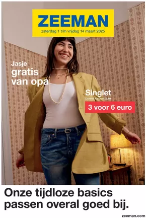 Catalogus van Zeeman in Haarlem | Jasje gratis van opa | 2025-03-10T00:00:00.000Z - 2025-03-14T00:00:00.000Z