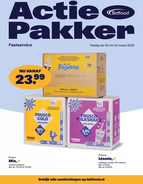 Catalogus van Bidfood in Giethoorn | Actiepakker Fastservice | 2025-03-10T00:00:00.000Z - 2025-03-23T00:00:00.000Z