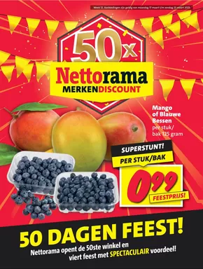 Catalogus van Nettorama in Sprang-Capelle | Folder Nettorama | 2025-03-17T00:00:00.000Z - 2025-03-23T00:00:00.000Z