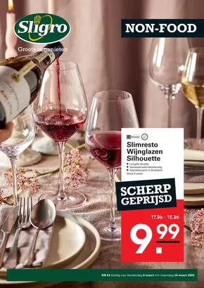 Catalogus van Sligro in Bruinisse | Actuele deals en aanbiedingen | 2025-03-06T00:00:00.000Z - 2025-03-24T00:00:00.000Z